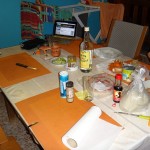 Préparation apéro et repas